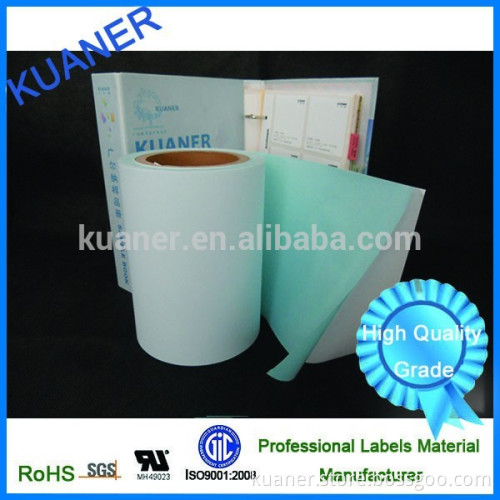 Polypropylene blank roll labels material